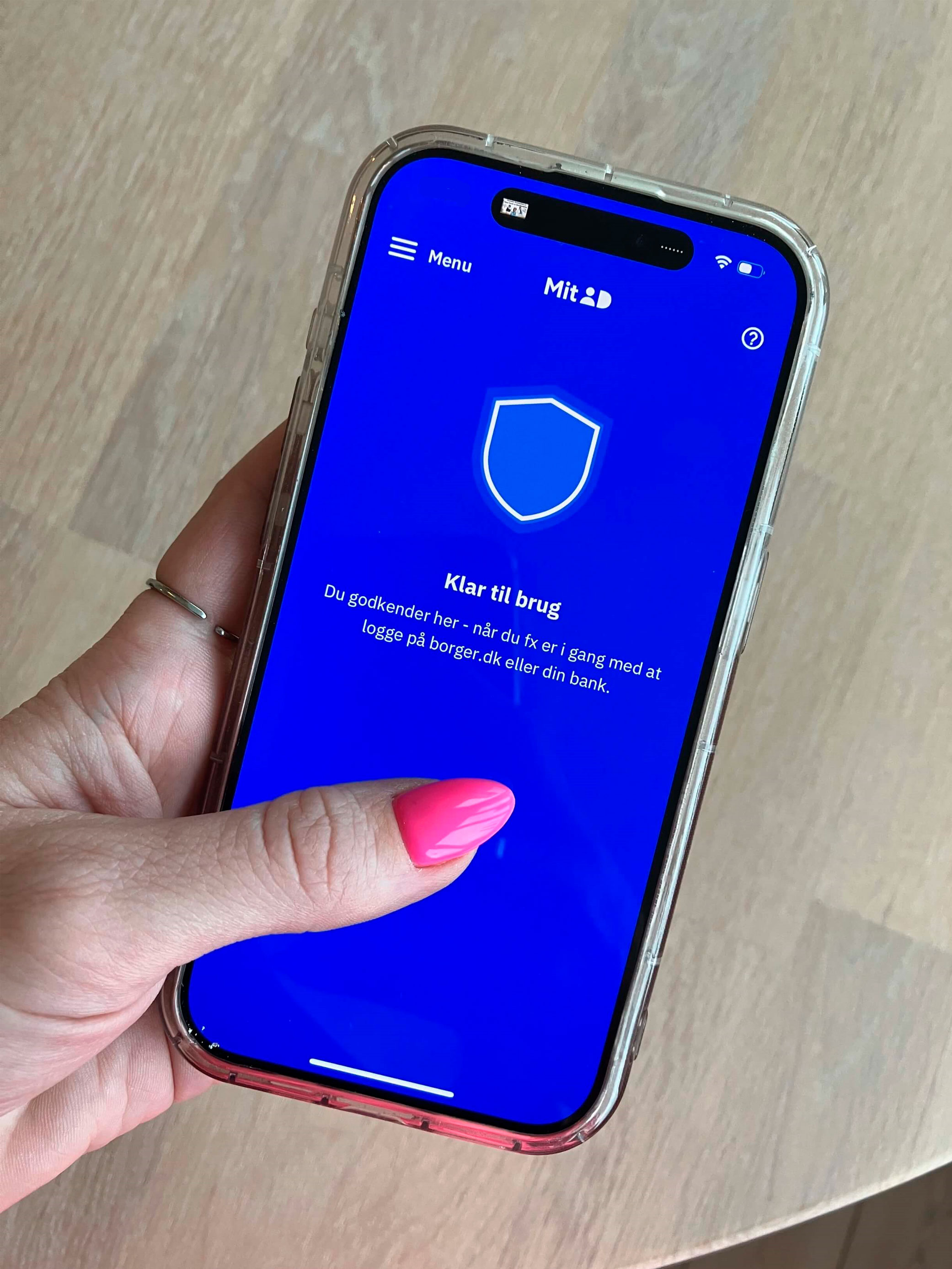 Verificér dig med MitID